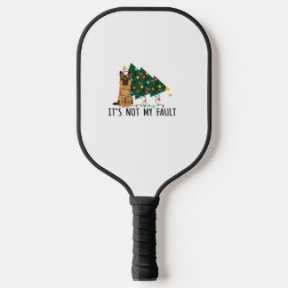 Weihnachtsbaum Es ist nicht mein Fault German Shep Pickleball Schläger