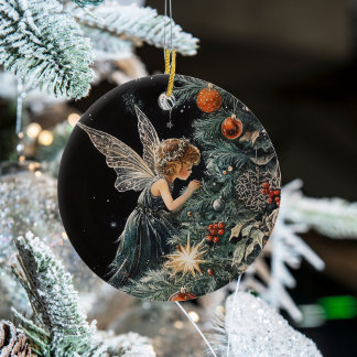 Weihnachtsbaum Fairy Angel Ornament - Personalisie
