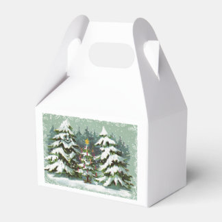 Weihnachtsbaum-Familien-Gunstbox Geschenkschachtel