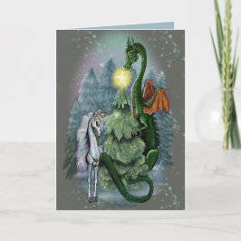Weihnachtsbaum Fantasy Card Feiertagskarte
