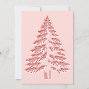 Weihnachtsbaum Faux geprägter abgenutzter Schick i Feiertagskarte