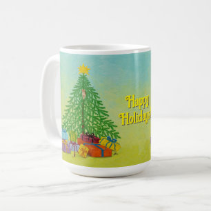 Weihnachtsbaum-Feiertag Kaffeetasse