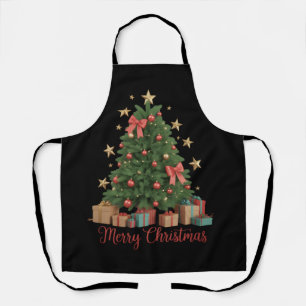 Weihnachtsbaum Feiertage Winter Geschenk Schürze