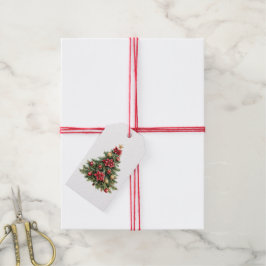 Weihnachtsbaum-Feiertage XMas Geschenkanhänger