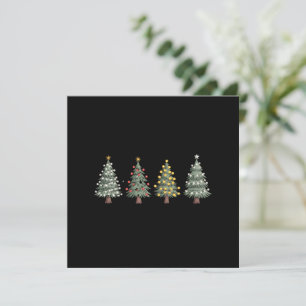 Weihnachtsbaum-Feiertagsgeschenk Winter  Feiertagskarte