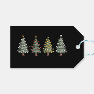 Weihnachtsbaum-Feiertagsgeschenk Winter Geschenkanhänger
