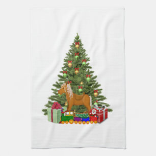 Weihnachtsbaum-Feiertagsheim Geschirrtuch