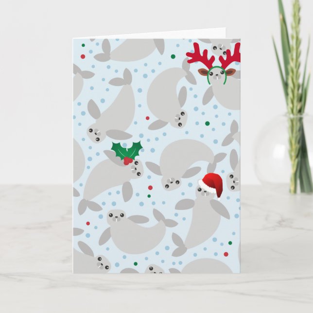 Weihnachtsbaum Feiertagskarte (Vorderseite)