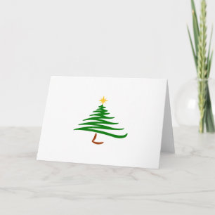Weihnachtsbaum Feiertagskarte