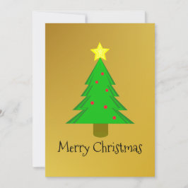 Weihnachtsbaum Feiertagskarte