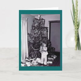 Weihnachtsbaum Feiertagskarte