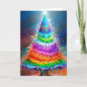 Weihnachtsbaum Feiertagskarte