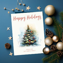 Weihnachtsbaum Feiertagskarte