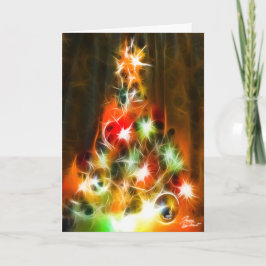Weihnachtsbaum Feiertagskarte