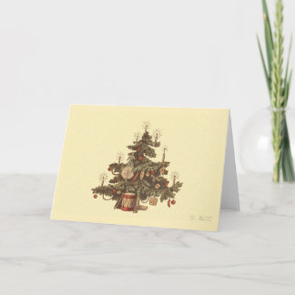 Weihnachtsbaum Feiertagskarte