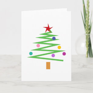 Weihnachtsbaum Feiertagskarte