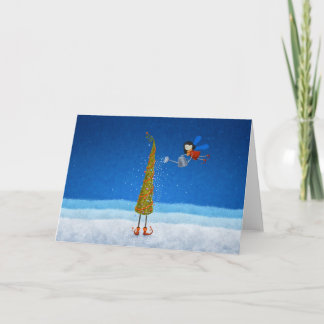 Weihnachtsbaum Feiertagskarte