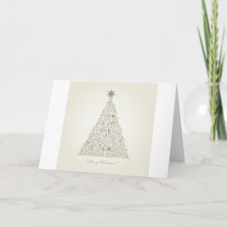 Weihnachtsbaum Feiertagskarte