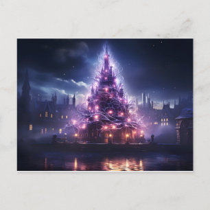 Weihnachtsbaum Feiertagspostkarte