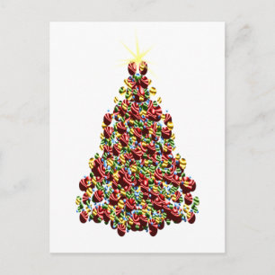 Weihnachtsbaum Feiertagspostkarte