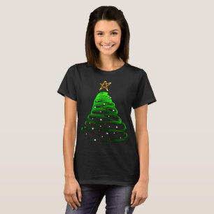 Weihnachtsbaum festliche fröhliche T-Shirt