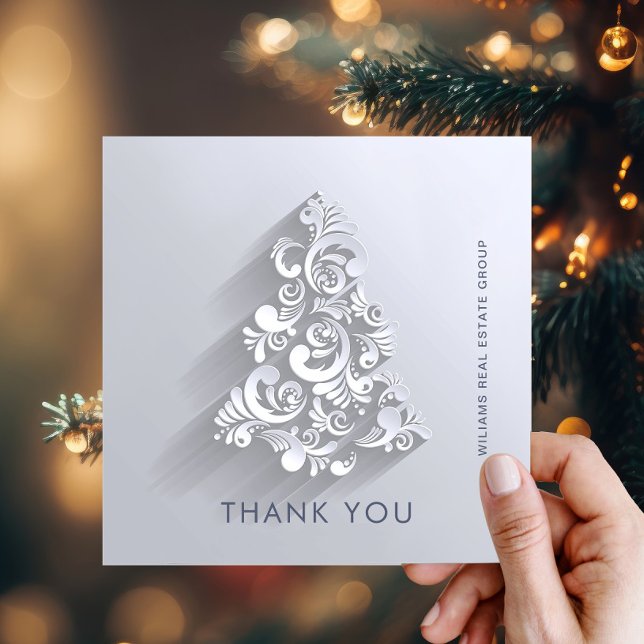 Weihnachtsbaum Firmenfeiertag Dankeskarte (Von Creator hochgeladen)