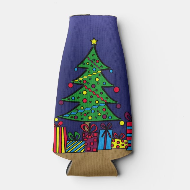 Weihnachtsbaum Flaschenkühler (Vorderseite)