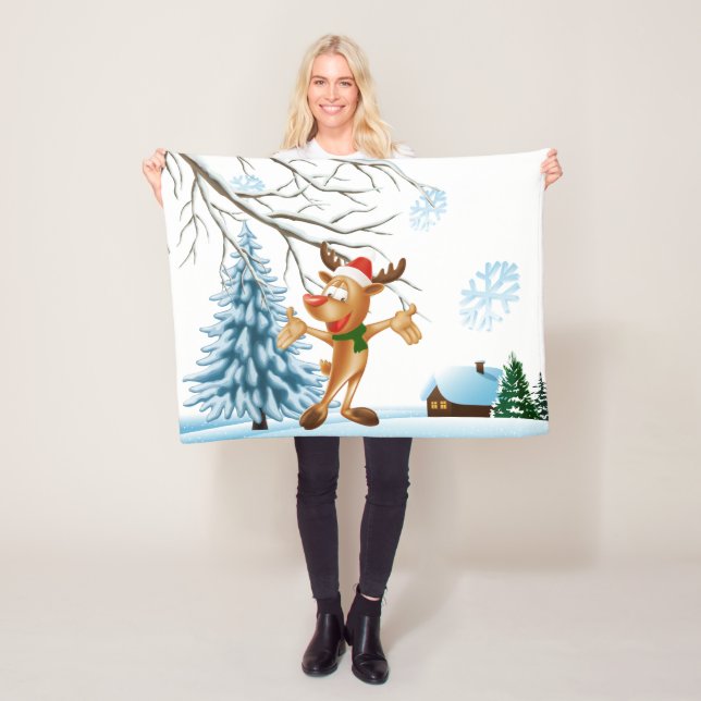 Weihnachtsbaum Fleece Blanket 30x40 (Beispiel)