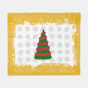 Weihnachtsbaum Fleecedecke