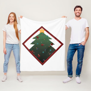 Weihnachtsbaum Fleecedecke