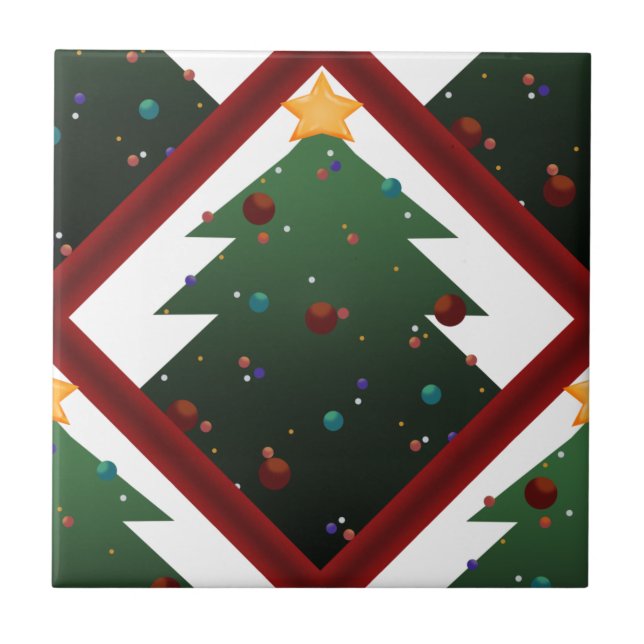Weihnachtsbaum Fliese (Vorderseite)
