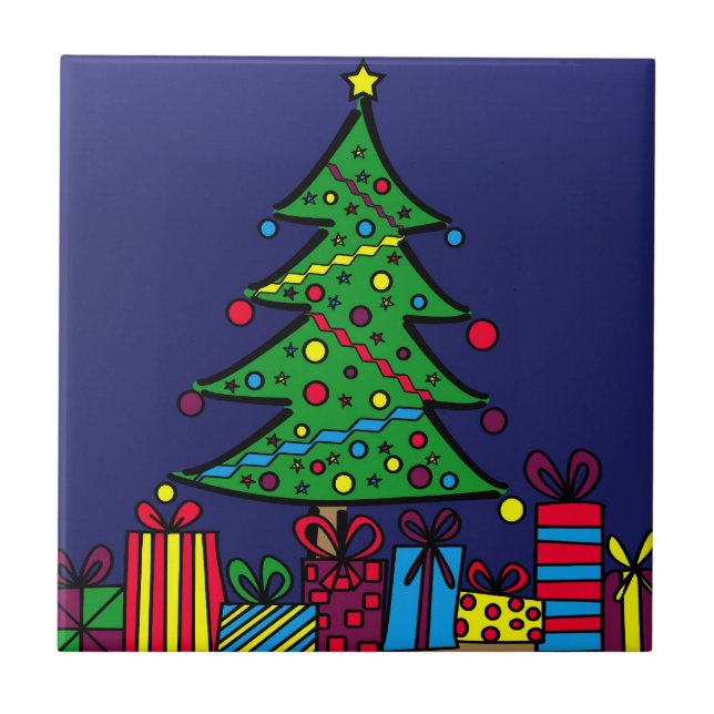 Weihnachtsbaum Fliese (Vorderseite)
