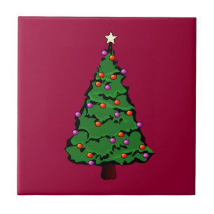 Weihnachtsbaum-Fliese Fliese