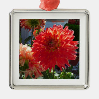 Weihnachtsbaum-Flora-Verzierung Silbernes Ornament