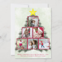 Weihnachtsbaum Foto Collage Niedlich festlich