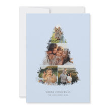 Weihnachtsbaum Foto Collage Urlaubskarte