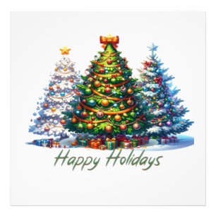 Weihnachtsbaum fotodruck