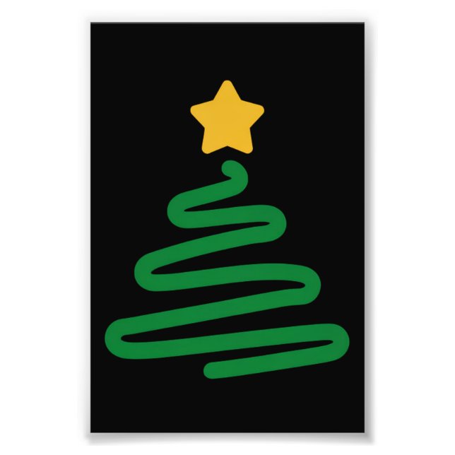 Weihnachtsbaum Fotodruck (Vorne)