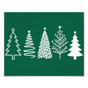 Weihnachtsbaum Fotodruck