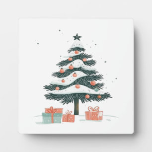 Weihnachtsbaum  fotoplatte