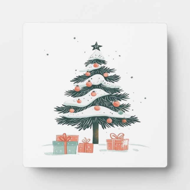 Weihnachtsbaum  fotoplatte (Vorderseite)