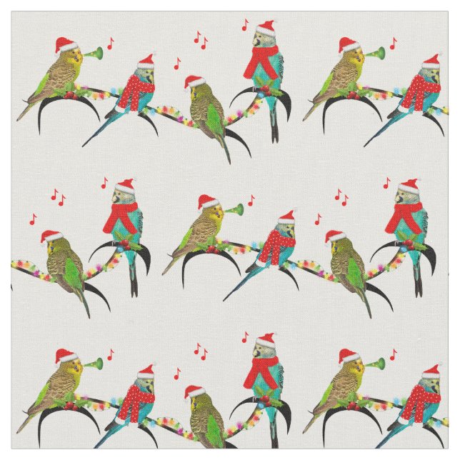 Weihnachtsbaum Frenzy Fabric (Farbe auswählen) Stoff (Nahaufnahme)