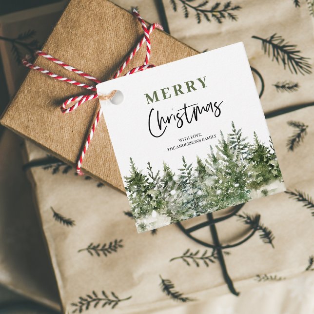 Weihnachtsbaum | Frohe Weihnachten Geschenkanhänger (Von Creator hochgeladen)