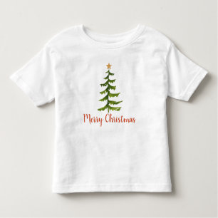 Weihnachtsbaum frohe Weihnachten  Kleinkind T-shirt