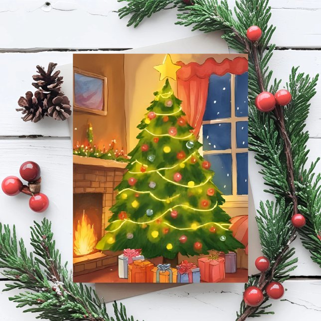 Weihnachtsbaum | Frohe Weihnachten Malerei (Von Creator hochgeladen)