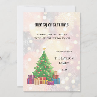 Weihnachtsbaum Frohe Weihnachtskarte Einladung