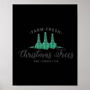 Weihnachtsbaum für Krankengymnastiktherapeuten Poster