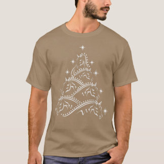 Weihnachtsbaum für Pferde, Reitkostüm, Weihnachten T-Shirt
