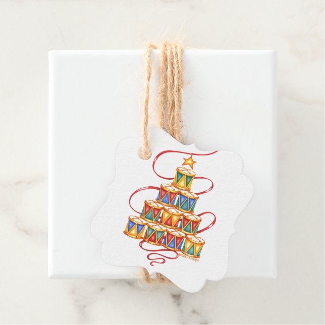 Weihnachtsbaum für Schlagwörter Liebesmarken Geschenkanhänger (Beispiel)