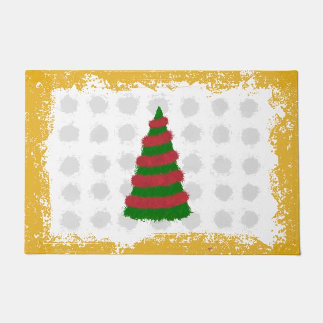 Weihnachtsbaum Fußmatte (Vorderseite)